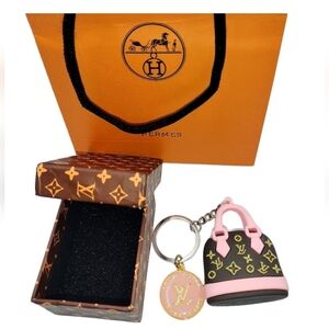 Louis Vuitton Trunks & Bags Charm - Pink - 25mm Round